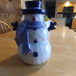 --SOLD--Target Snowman Treat Jar